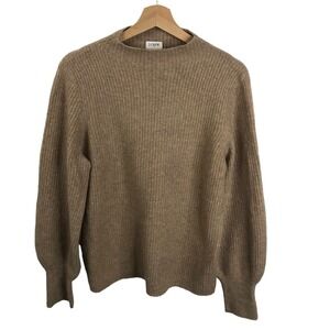 J. Crew Women's Tan Crew Neck Sweater